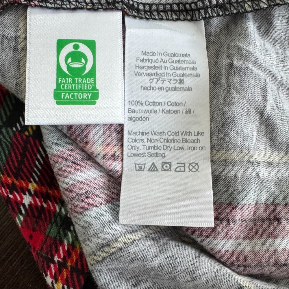 J. Crew Tissue Turtleneck Women's Medium Stewart Plaid Long Sleeve 100% Cotton - Picture 7 of 8